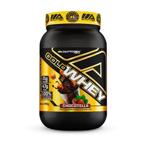 Gold Whey Pote Morango 900G